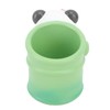 Panda Bamboo Pen Holder Cute Shape Large Capacity Resin Multipurpose