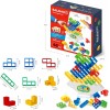 sinomund 48 Board Games Tetra Tower Balance Stacking Toys Building