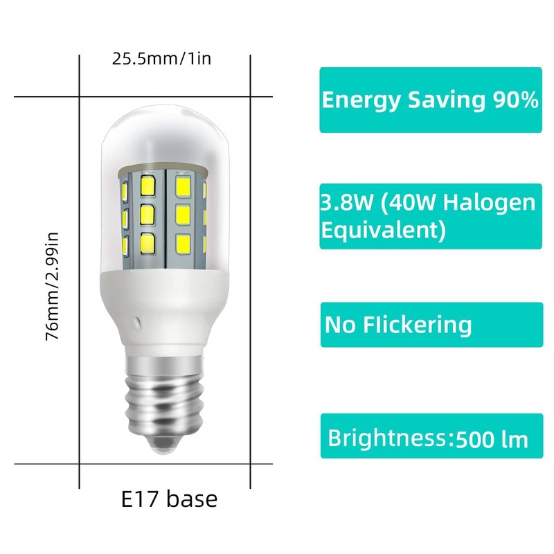 hekmazon KEI D28X KEL 2816X Refrigerator Bulb 3W KEI D28M