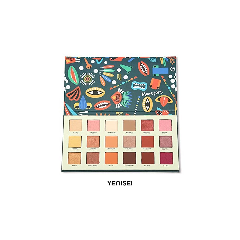 MISKEEN - Makeup Highly Pigmented Eyeshadow Velvety, Matte, Shimmer Palette