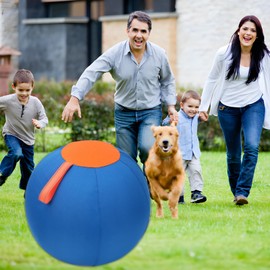 Aimery Herding Ball for Dogs - 25" Horse Dog Ball&Cover with Straps, Herding Ball for Australian Shepherd, Cattle Dogs, Collie & Herding Dog, Herding Toys for Dogs Giant Jolly Ball for Play
