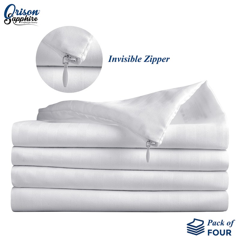 Orison Sapphire® Cushion Covers Set of 4 | 100% Microfiber