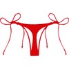 Kepblom Women's Thong Bikini Bottoms: String Tie Side Bathing Suit