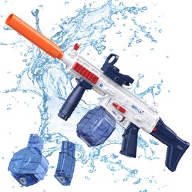 Dulsaera Electric Water Gun for Kids Adults, Automatic Water Gun with up to 32 Ft Long Range, Summer Outdoor Toys for Girls Swimming Pool Party Beach Activity