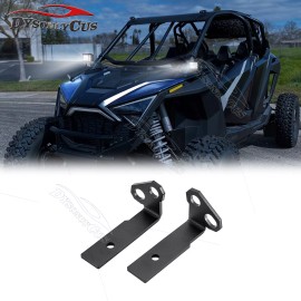 DYSO For 22-24 Polaris RZR Pro R/Turbo R A-Pillar Pod Light Mounts Keeps Rubber Boot