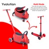 Yvolution Luna Ride On Scooter with Removable Storage Trunk &