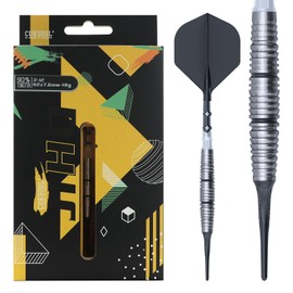 CUESOUL JIHO S8 19g Soft Tip 90% Tungsten Dart Set with Unifying T19 Flights