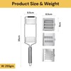 EZONEDEAL 3 in 1 Vegetable Chopper Set, Multipurpose Vegetable Slicer