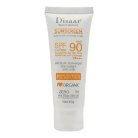 Protetor Facial Solar Orgânico Oil Free 90 Max Disaar 40g .