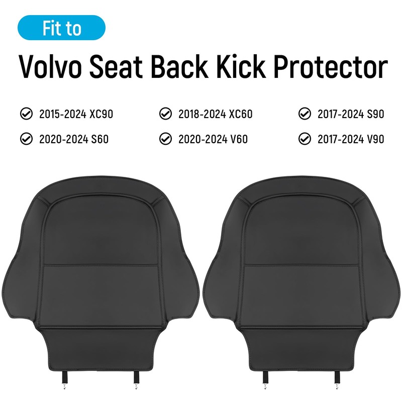ZZEQYG Upgrade Seat Back Protector for Volvo XC90 XC60 S90
