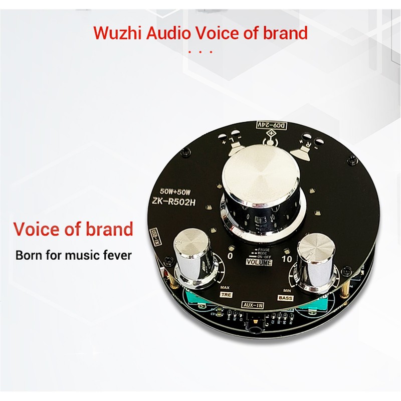 2.1 Channel Power Amplifier Board Stereo Treble Bass Adjustment Bluetooth
