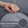 hyha - Fundas impermeables para cojín de sofá, resistentes al