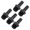 sourcing map Barb Drip Pipe Connector 1/2 BSPT Male Thread
