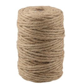 FanLyDao 200Feet 4mm Twine String Jute Rope for Crafts/Gift Packing/Garden (4mm 6Ply 200Feet)