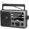 Jazmm AM FM Portable Radio Battery Operated Radio by 4X