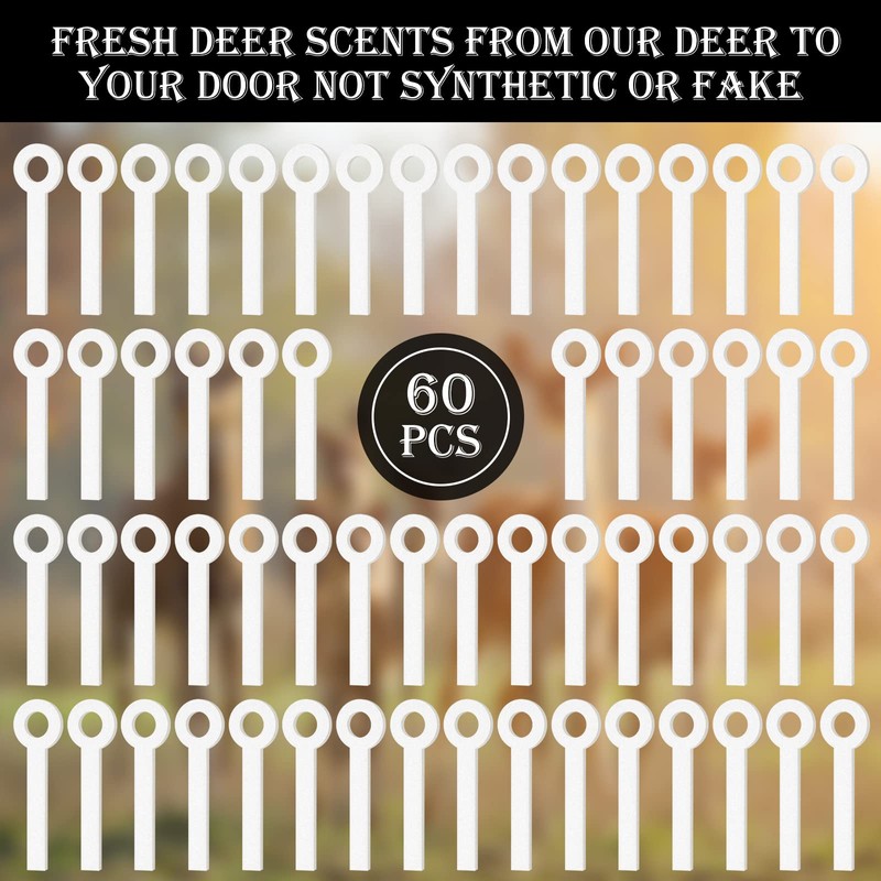 Oudain Deer Urine Wick White Hunting Scent Buck Attractant Wicks