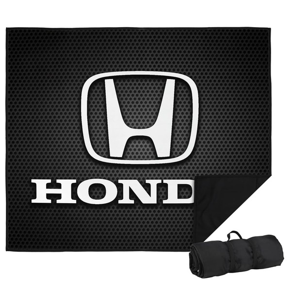 LOGOVISION Honda Auto Picnic Outdoor Blanket, 50"x60" H Logo, Foldable