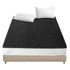 Mafudoxi Waterproof Mattress Pad, Double Waterproof Pad, Bed Pad, Mattress Pad, Bed Sheet, Bed Mat, Mattress Cover, Mattress, Antibacterial, Odor Resistant, Dust Resistant, Breathable, Pill-free,