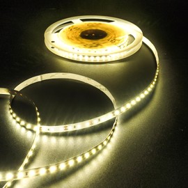 Fosingut 12V LED Strip Light Natural White 4000K,10m SMD LED Tape Light for Bedroom,120LEDs/m 8mm Flexible Under Cabinet Kitchen Light for TV,Game Room,Wardrobe,Home DIY Lighting(NO Power Supply/Plug)