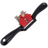 9" Adjustable Spokeshave with Flat Base and Metal Blade Wood