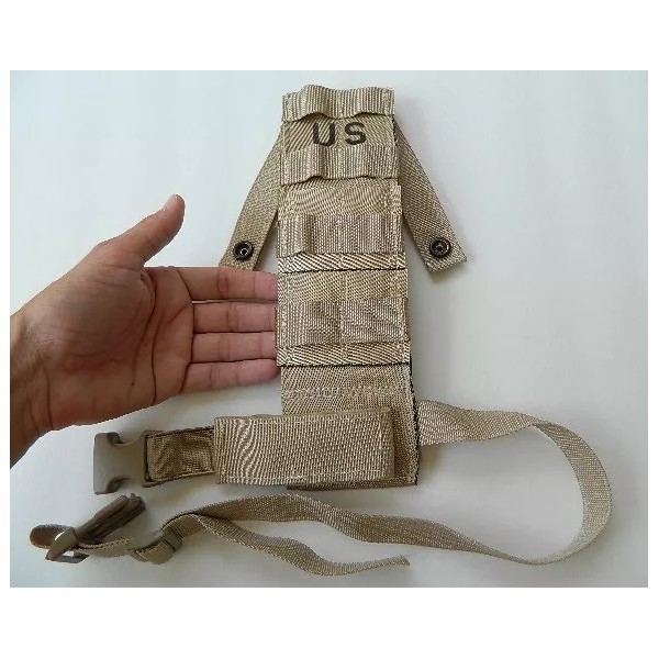 DESERT TAN MILITARY ISSUE MOLLE II HOLSTER / LEG EXTENDER,
