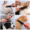 2 Pack Flea Comb for Dogs & Cats, Fine &