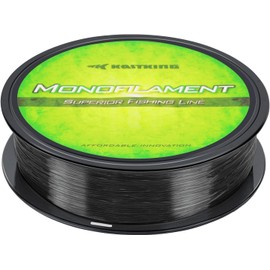 KastKing Línea de pesca de monofilamento premium, Mamba negra, 300 yardas, 20 libras