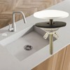 XNTONG - Sink Hole Cover, Sink Overflow Cap, Solid Brass