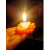 Set de 12 velas de cempásuchil con forma y aroma