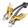 XKCZ 4Ft 65W 4 in 1 Multi Charging Cable Flat