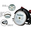 Trabo 4.5 Inch 3 Pack Tile Continuous Rim Diamond Metal