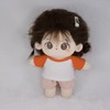 niannyyhouse 10cm 15cm 20cm Plush Doll Clothes Color Blocking T-Shirt