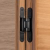 2 Set 6 Inch Hidden Door Hinges Zinc Alloy Heavy