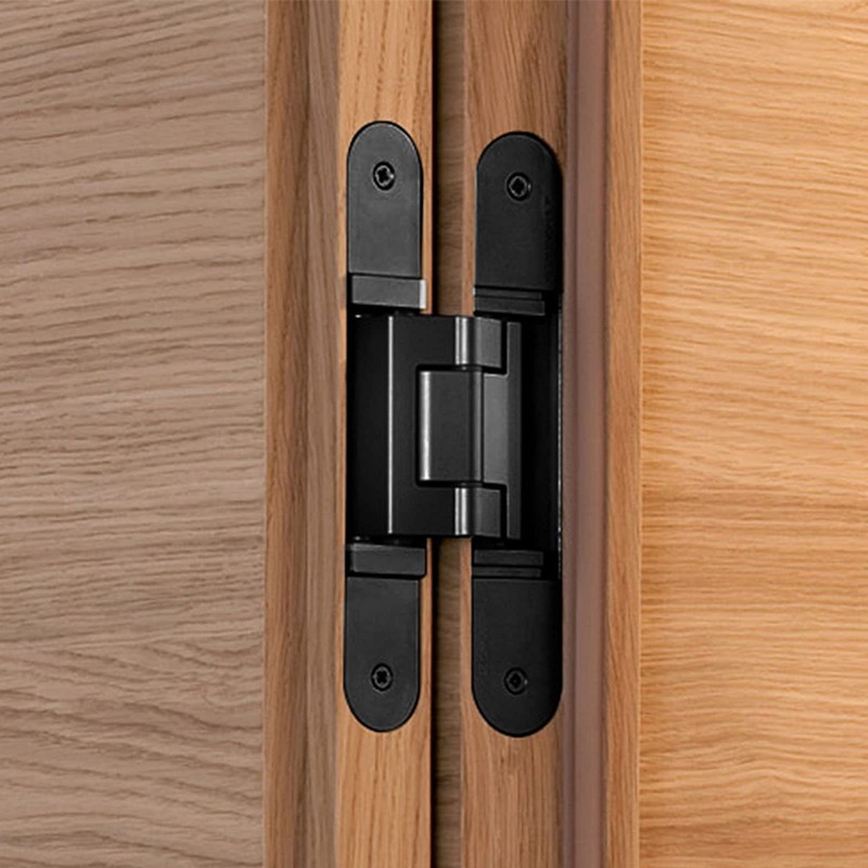 2 Set 6 Inch Hidden Door Hinges Zinc Alloy Heavy