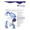 Handy Ambu Reanimador Manual Desechable, Infantil O Pediátrico