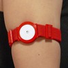Freestyle Libre 1/2 Sensor Armband Holder Red Protects Your Sensor