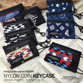 TRIUMPHAL Men's Women Coin Purse Key Case Pass Case Wallet Casual, F