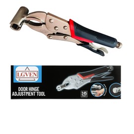 Door Hinge Adjustment Tool, Heavy Duty Hinges Gap Wrench, Easy Calibration Hinge Repair Tool for Residential, Fire & Security Doors