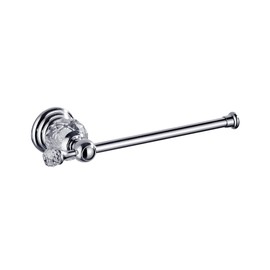 Chrome Toilet Roll Paper Holder,Silver Crystal Bathroom Tissue Holder