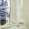 JINCHAN Linen Curtains for Living Room Sage Green on Beige