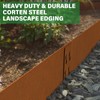 Corten Steel Landscape Edging 8" H x 40" L, 6