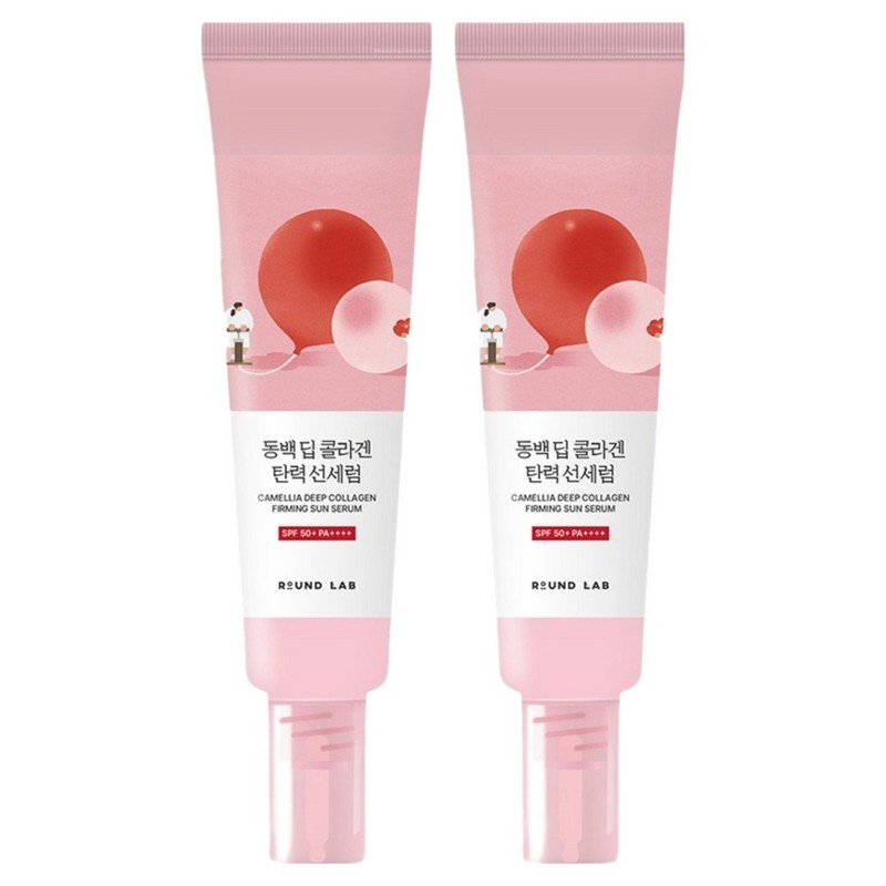 Partner_Reference Round Lab Camellia Deep Collagen Elasticity Sun Serum SPF50+