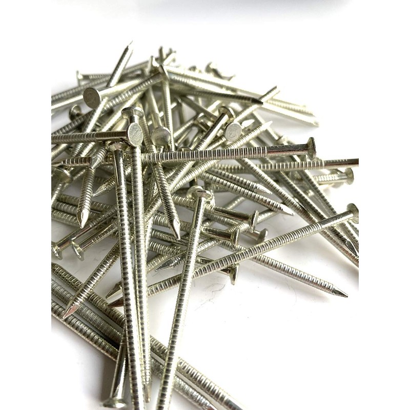 100 x 60mm Annular Ring Shank Nails Steel Zinc Plated