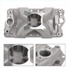 FGJQEFG Intake Manifold Single Plane Cast Satin Finish Aluminum Compatible