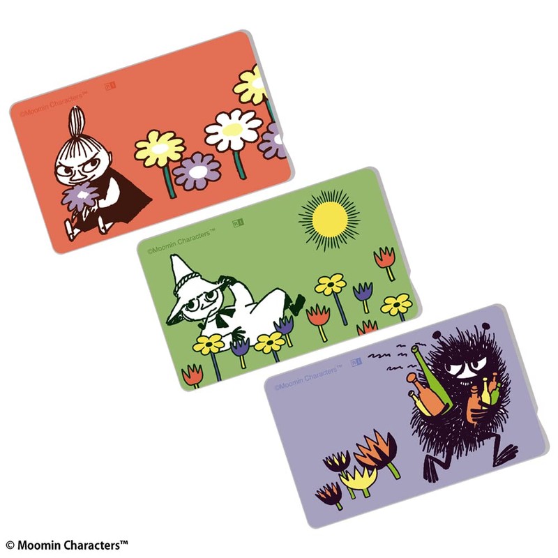 Moomin / IC Card Sticker / Little My