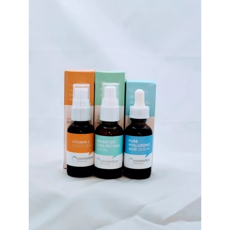 Cosmedica Trio Set Vitamin C Serum Retinol Hialuronico 3pack