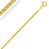 Planetys - Bismarck Anklet Diamond-Coated Silver 925/1000 Gold-Plated 18 Carat