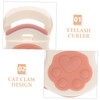 Baluue Mini Cat Claw Eyelash Curler Compact Lash Curler for