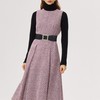 maikun Women's Belt, Thick, Rubber Suit, No Holes, Large Size,