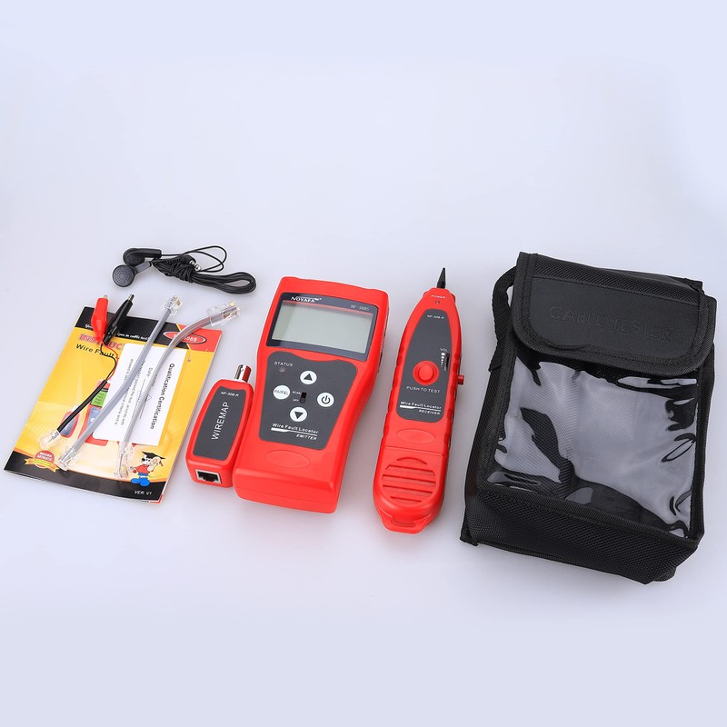 Tekit NF-308 Multipurpose Network Cable Tester Hunting Wire Sorting and
